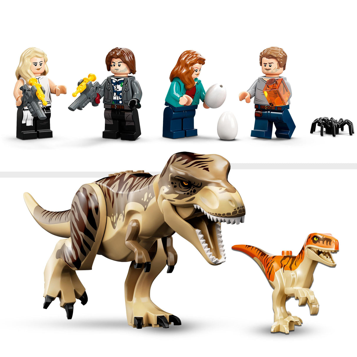 Lego T.rex & Atrociraptor Dinosaur Breakout