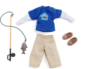 Lottie Dolls - Gone Fishing Finn Outfit Accessories Set