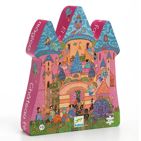 Djeco Silhouette Jigsaw Puzzles The Fairy Castle 