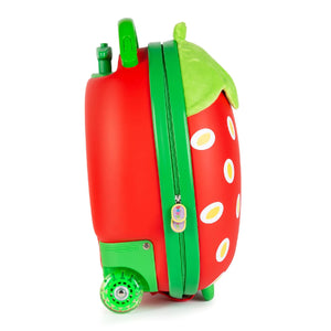 Boppi Tiny Trekker Kids Luggage Travel Suitcase Carry On Strawberry