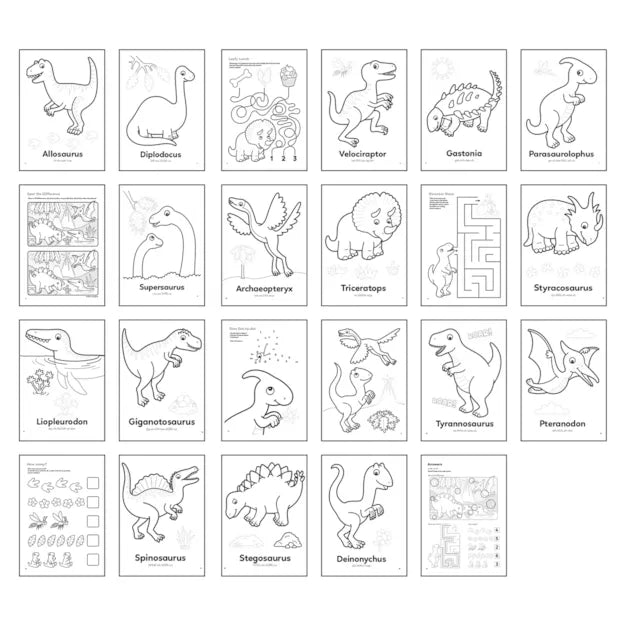 Orchard Toys Dinosaur Colouring Book