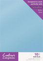 CENTURA PEARL - GLITTER CARD 10 SHEET PACK BY CRAFTERS COMPANION - BABY BLUE