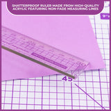 Crafter's Companion Metal Edge Acrylic Ruler (30cm)