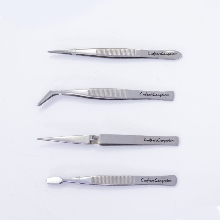 Crafters Companion - Precision Tweezers (4PC)
