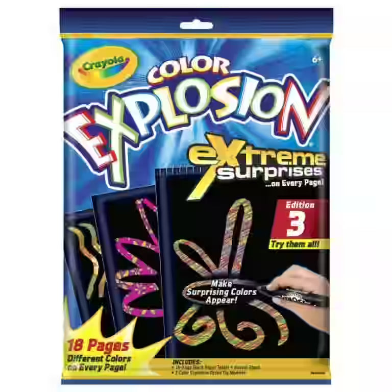 Crayola Colour Explosion Extreme Suprises - Black