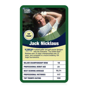 Greatest Golfers Top Trumps Card Game | Top 30 Golf Legends