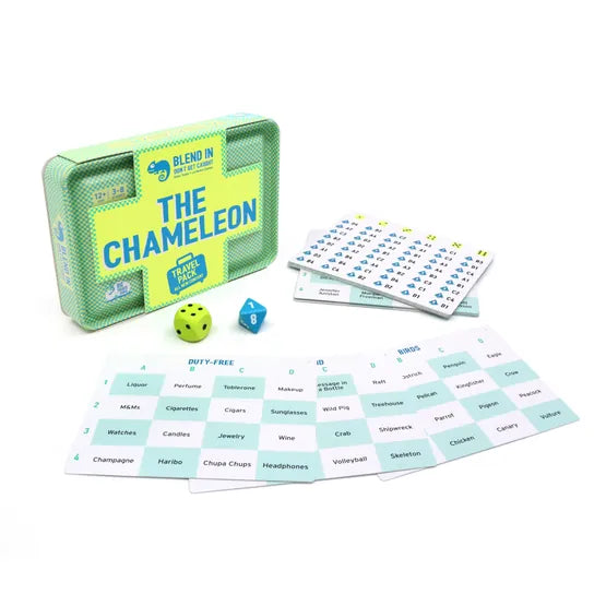 The Chameleon Card Game Travel Edition