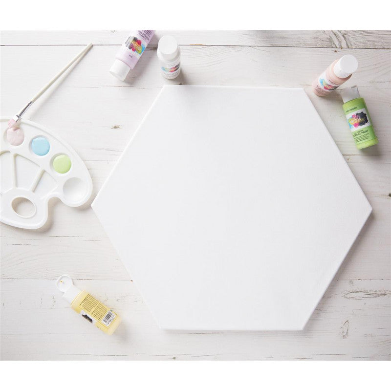 Hexagon Canvas 40cm - 380gsm