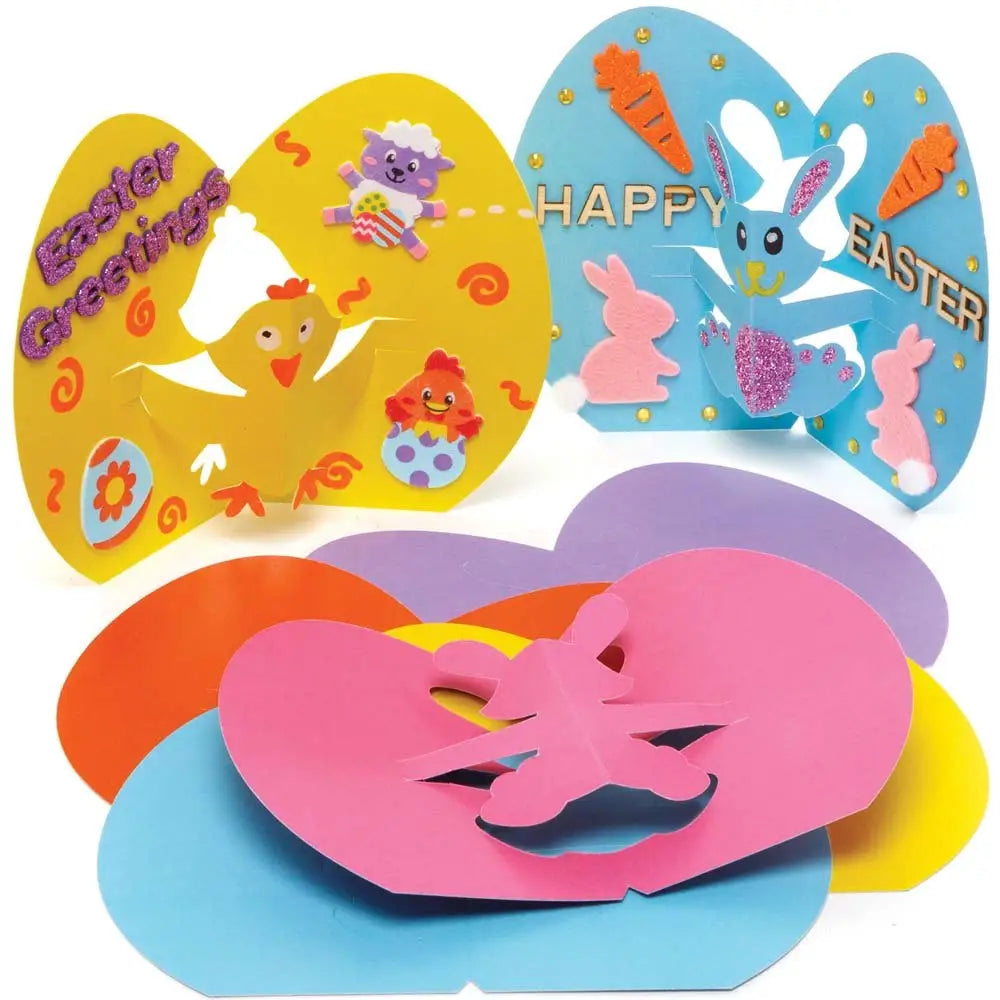 Chick & Bunny Pop-out Cards (Pack of 10)