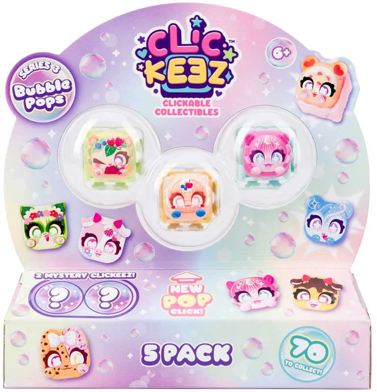 Clickeez Series 3 - Bubble Pops 5-Pack (Assortment)