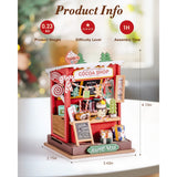 DIY Miniature Wooden Dollhouse- Cocoa Shop