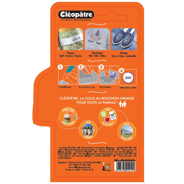Cleopatre Textile Glue 30g