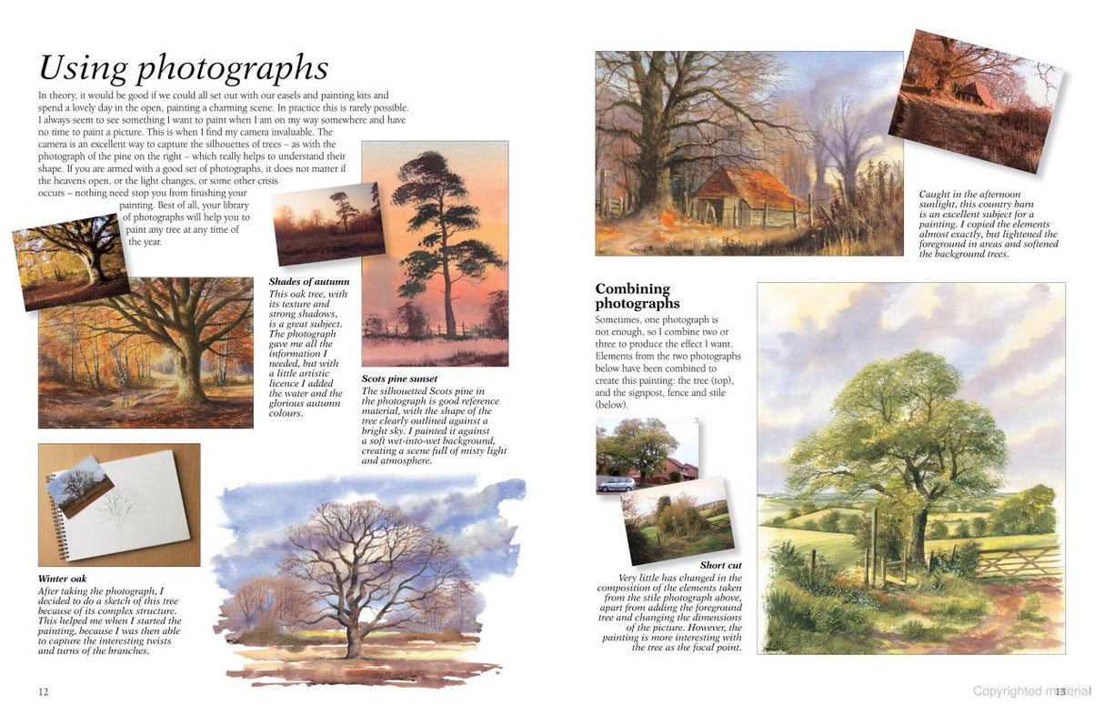 Painting Watercolour Trees the Easy Way Book