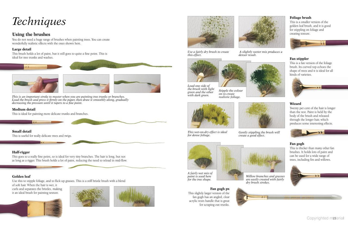 Painting Watercolour Trees the Easy Way Book