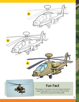 How To Draw Military Machines Book