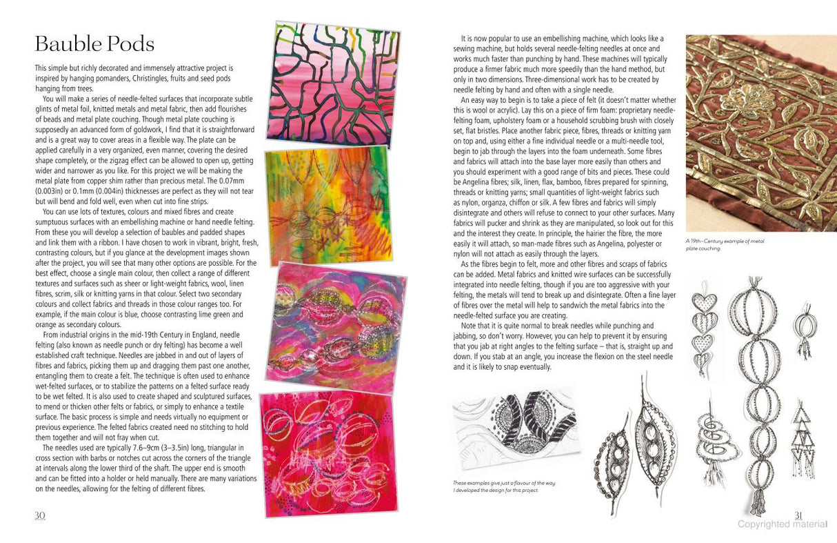 Stitch Fibre Metal & Mixed Media Book