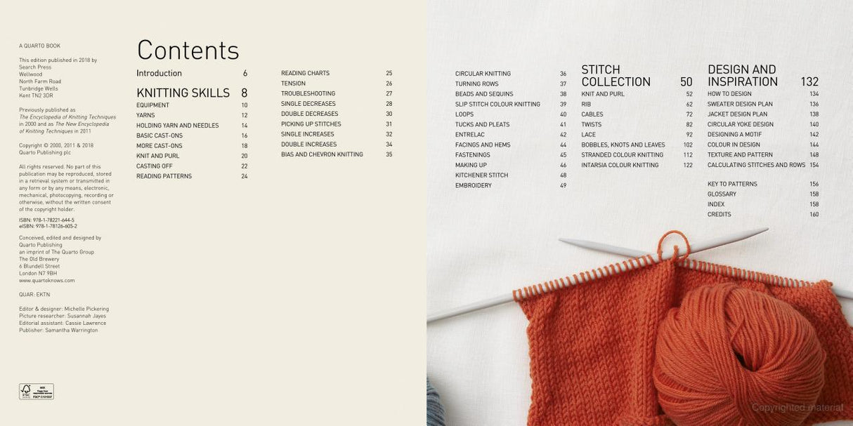 Encyclopedia of Knitting Techniques Book