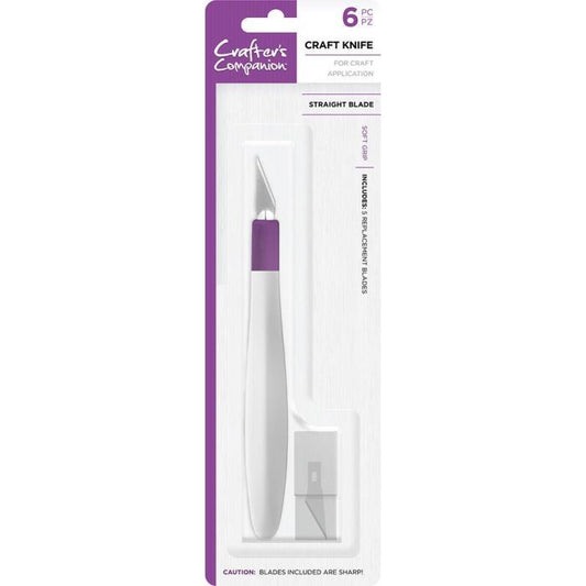 Crafters Companion Softgrip Craft Knife - Straight