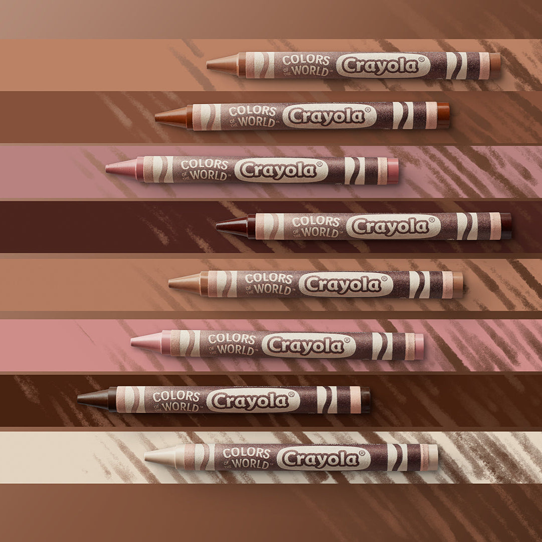 Crayola Colours Of The World - Skin Tone Crayons (24 Pack)