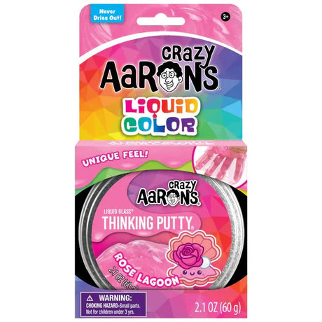 Crazy Aaron's Thinking Putty 3.5" - Rose Lagoon