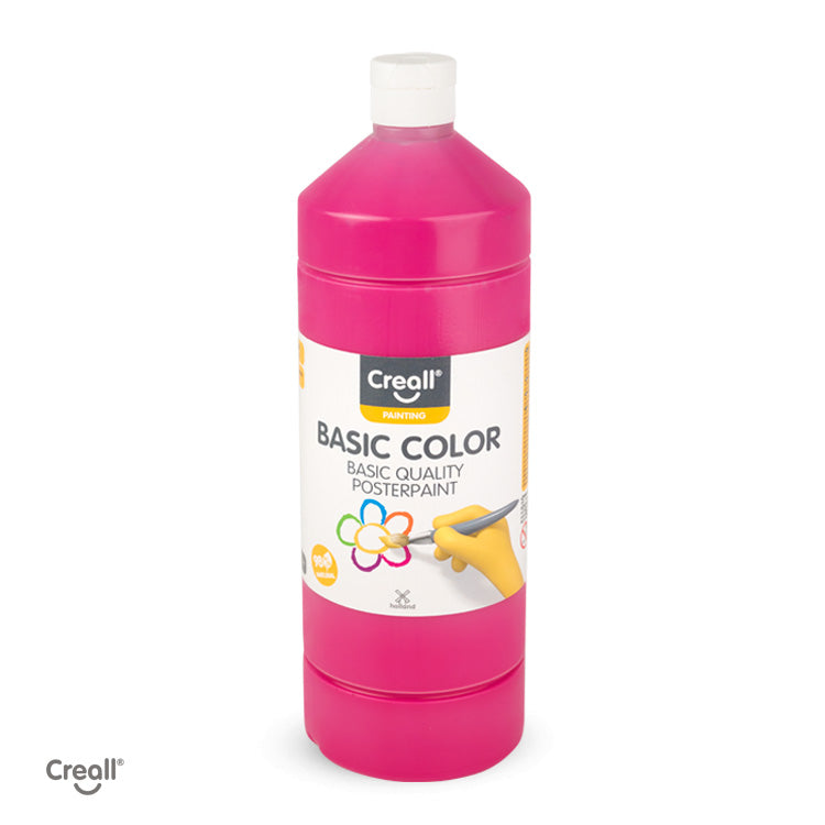 Creall Basic Colour Poster Paint 1000ml - Magenta
