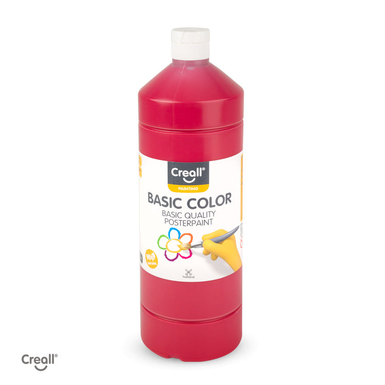 Creall Basic Colour Poster Paint 1000ml - Dark Red