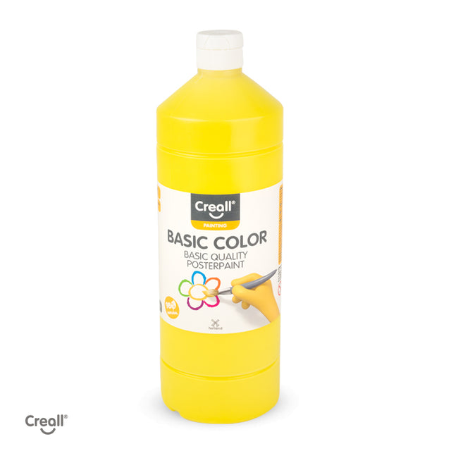 Creall Basic Colour Poster Paint 1000ml - Yellow