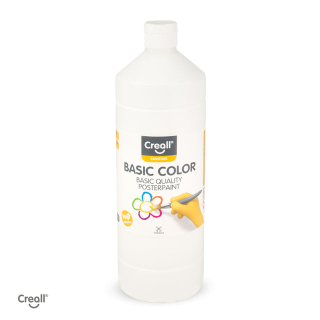 Creall Basic Colour Poster Paint 1000ml - White