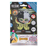 Packaged Disney Villains Crystal Art Buddies craft kit with character illustration on a white background