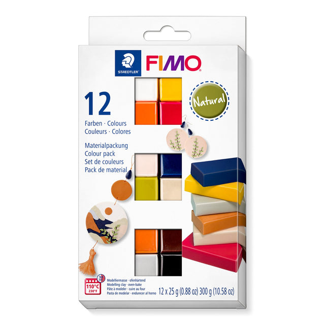 FIMO Soft 8023 C Clay - Natural Colours (12 Pack)