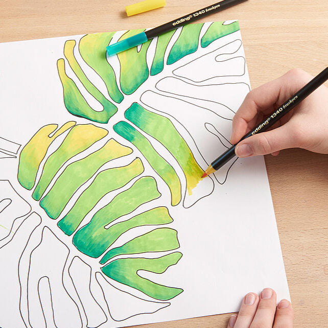 Edding 1340 Brush Lettering Pens (Set of 10)