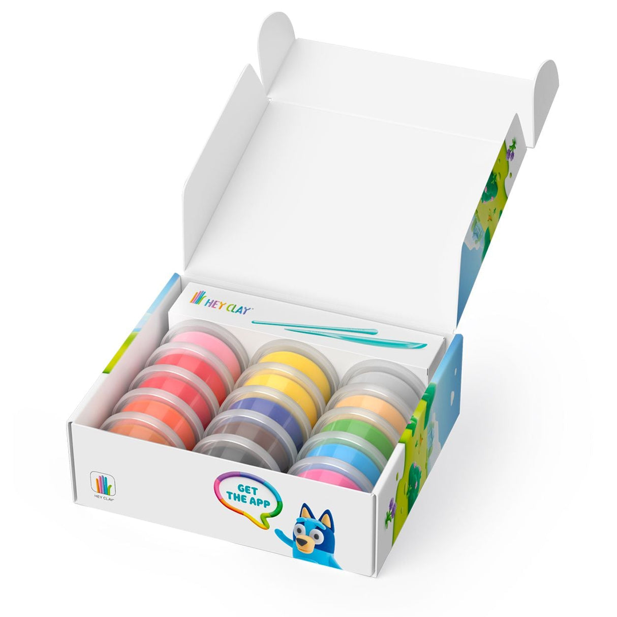 Hey Clay Bluey Large Set (15 Cans)