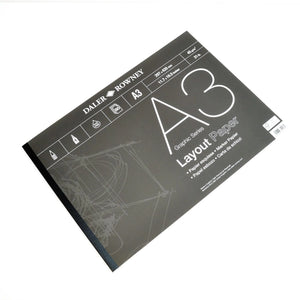 Daler-Rowney Graphic Series 45gsm A3 Layout Paper Pad