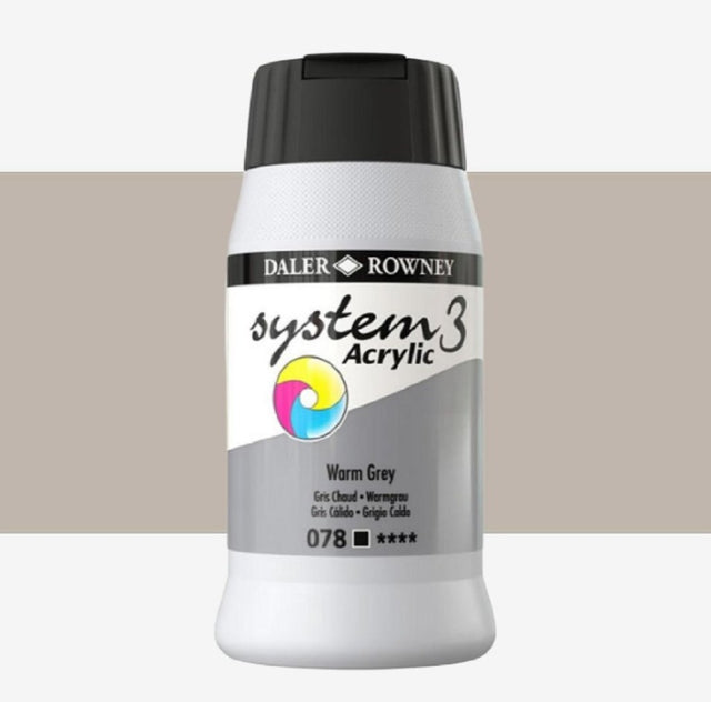 Daler-Rowney System3 Acrylic Paint Warm Grey