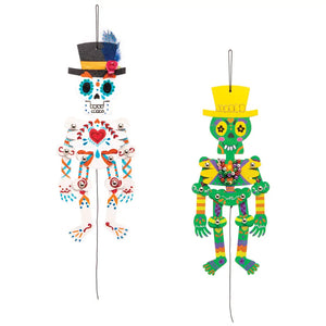 Day of the Dead Wooden Puppet Kits (Pack of 4)