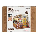 Rolife Cozy Kitchen DIY Miniature House Kit