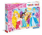 Supercolor 104 Piece Jigsaw Puzzle - Disney Princess
