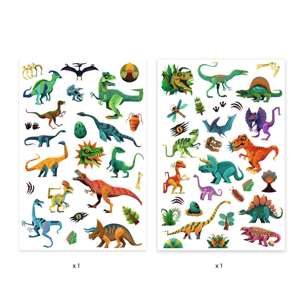 Djeco Temporary Tattoos Dinosaur Club