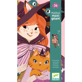 Djeco Giant Jigsaw Puzzle - Lily the Witch (36 Pieces)