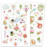 Djeco Children's Temporary Tattoos Fairy Friends - 2 Sheets