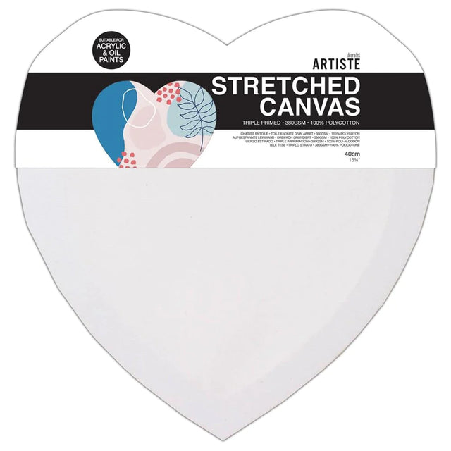 Heart Canvas 40cm - 380gsm