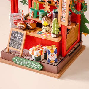 DIY Miniature Wooden Dollhouse- Cocoa Shop