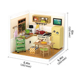 Rolife Happy Meals Kitchen DIY Miniature House