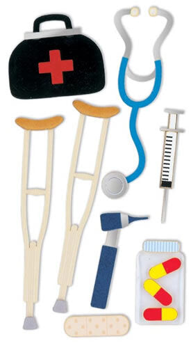 Essentials Craft Stickers - Doctor