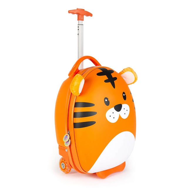 Boppi Tiny Trekker Kids Luggage Travel Suitcase Carry On Tiger