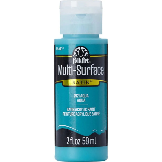 FolkArt Multi-Surface Acrylic 59ml - Aqua