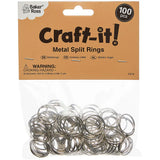 Split Metal Rings (Pack of 100)