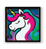 Splat Planet Wood Art Kit - Unicorn