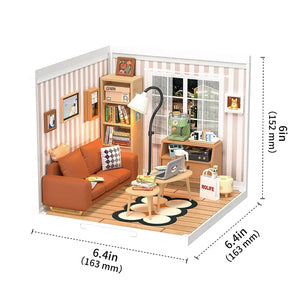 Cozy Living Lounge DIY Miniature House