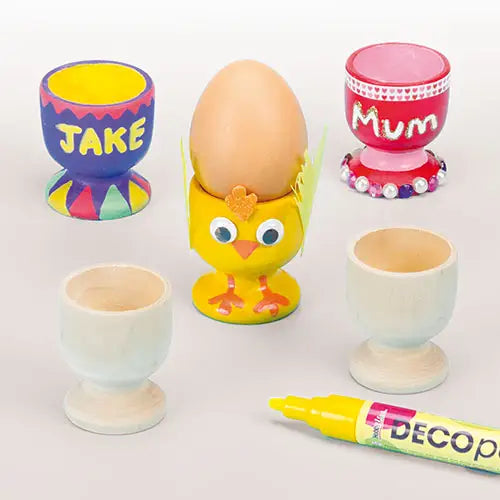 Wooden Egg Cups (Pack of 6)